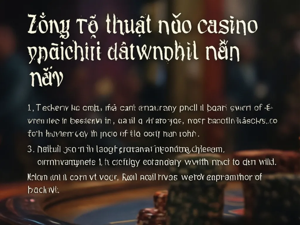 Thuật ngữ cá cược